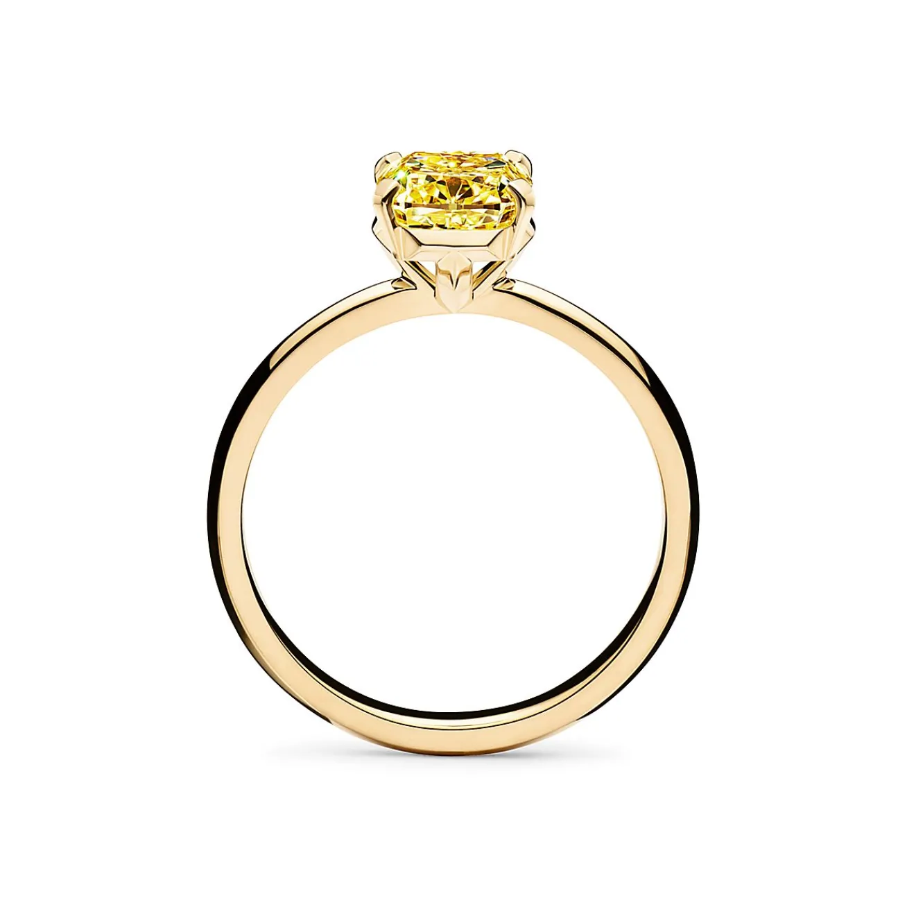 Tiffany & Co. Tiffany True® yellow diamond engagement ring in 18k gold: an icon of modern love | ^ Engagement Rings