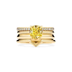 Tiffany & Co. Tiffany True® yellow diamond engagement ring in 18k gold: an icon of modern love | ^ Engagement Rings