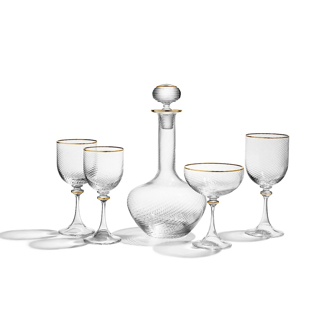 Tiffany & Co. Tiffany Twist Decanter in Glass | ^ The Home|Housewarming Gifts