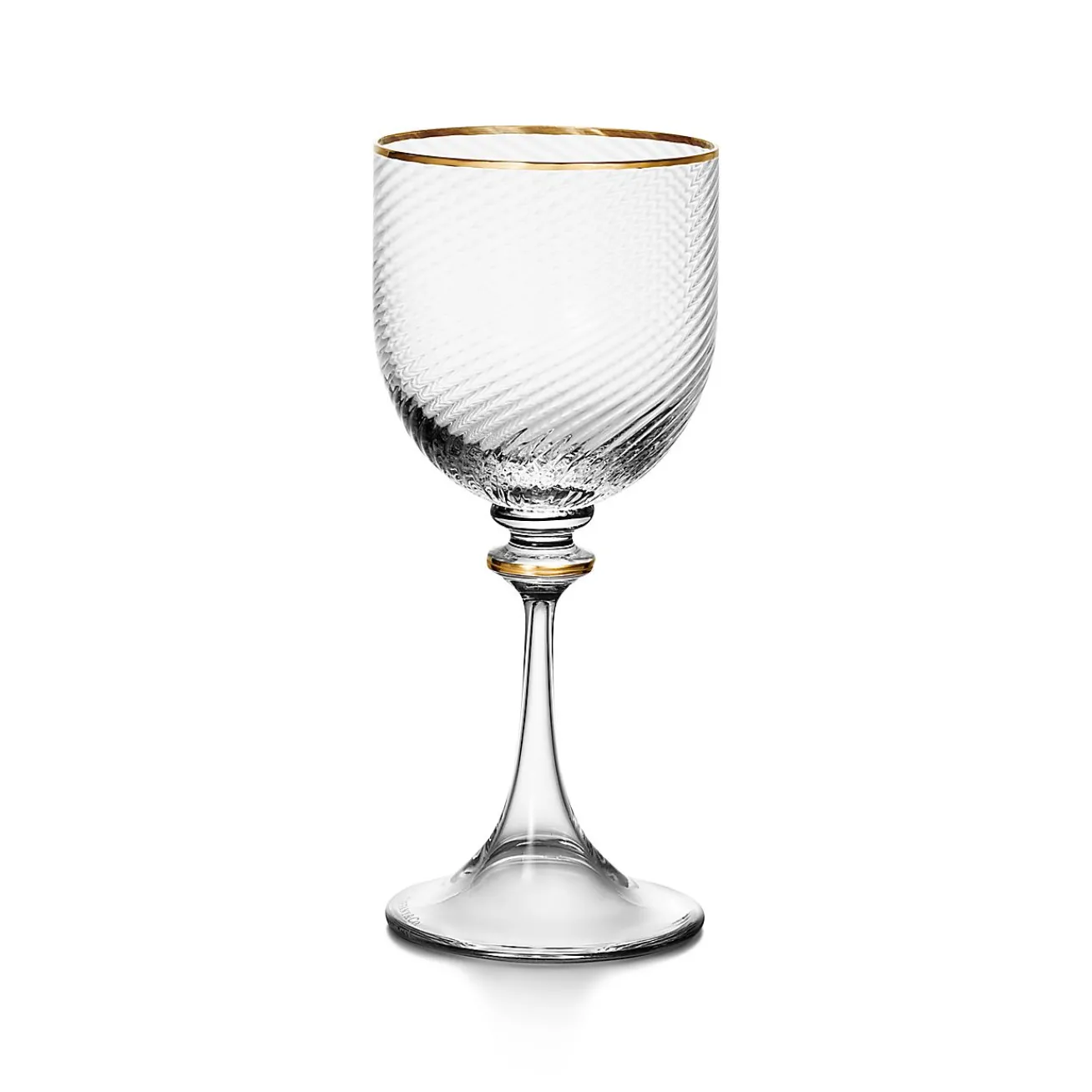 Tiffany & Co. Tiffany Twist White Wine Glass in Glass | ^ Glassware & Barware|Bar & Drinkware