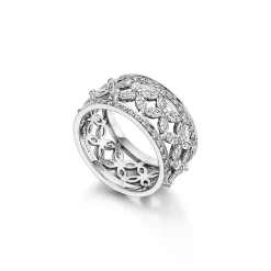 Tiffany & Co. Tiffany Victoria® band ring in platinum with diamonds. | ^ Rings|Platinum Jewelry
