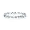 Tiffany & Co. Tiffany Victoria® Cluster Tennis Bracelet in Platinum with Diamonds | ^ Bracelets|Platinum Jewelry