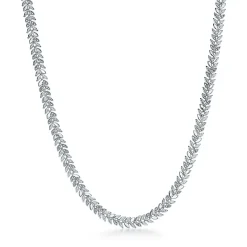 Tiffany & Co. Tiffany Victoria® diamond vine necklace in platinum, 16". | ^ Necklaces & Pendants|Platinum Jewelry