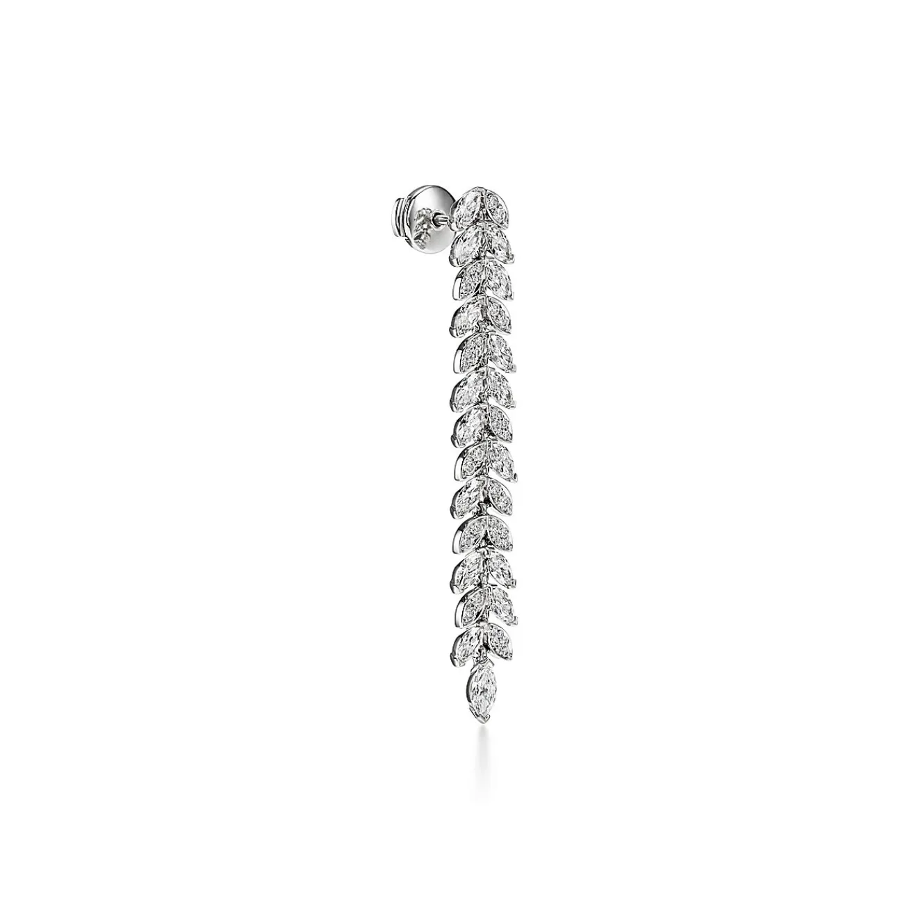 Tiffany & Co. Tiffany Victoria® diamond vine drop earrings in platinum. | ^ Earrings|Platinum Jewelry