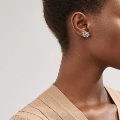 Tiffany & Co. Tiffany Victoria® diamond vine climber earrings in platinum. | ^ Earrings|Platinum Jewelry