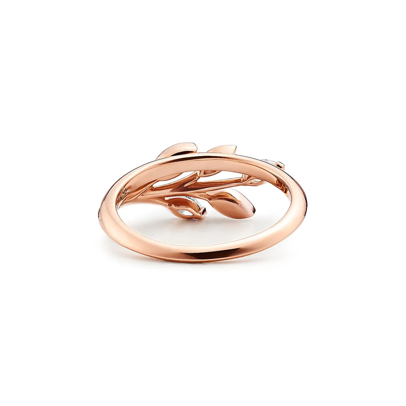 Tiffany & Co. Tiffany Victoria® diamond vine ring in 18k rose gold. | ^ Rings|Dainty Jewelry