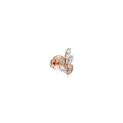 Tiffany & Co. Tiffany Victoria® diamond vine earrings in 18k rose gold, small. | ^ Earrings|Dainty Jewelry
