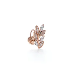 Tiffany & Co. Tiffany Victoria® diamond vine climber earrings in 18k rose gold. | ^ Earrings|Rose Gold Jewelry