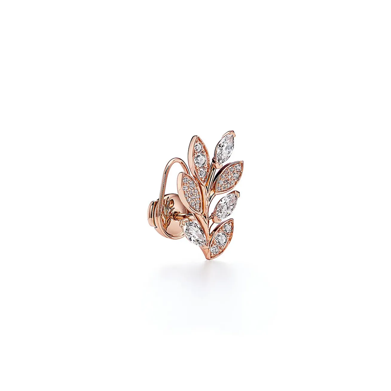Tiffany & Co. Tiffany Victoria® diamond vine climber earrings in 18k rose gold. | ^ Earrings|Rose Gold Jewelry