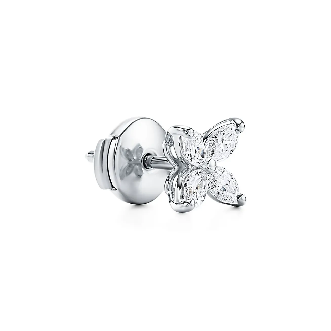Tiffany & Co. Tiffany Victoria® earrings in platinum with diamonds, small. | ^ Earrings|Gifts for Her