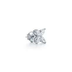 Tiffany & Co. Tiffany Victoria® earrings in platinum with diamonds, large. | ^ Earrings