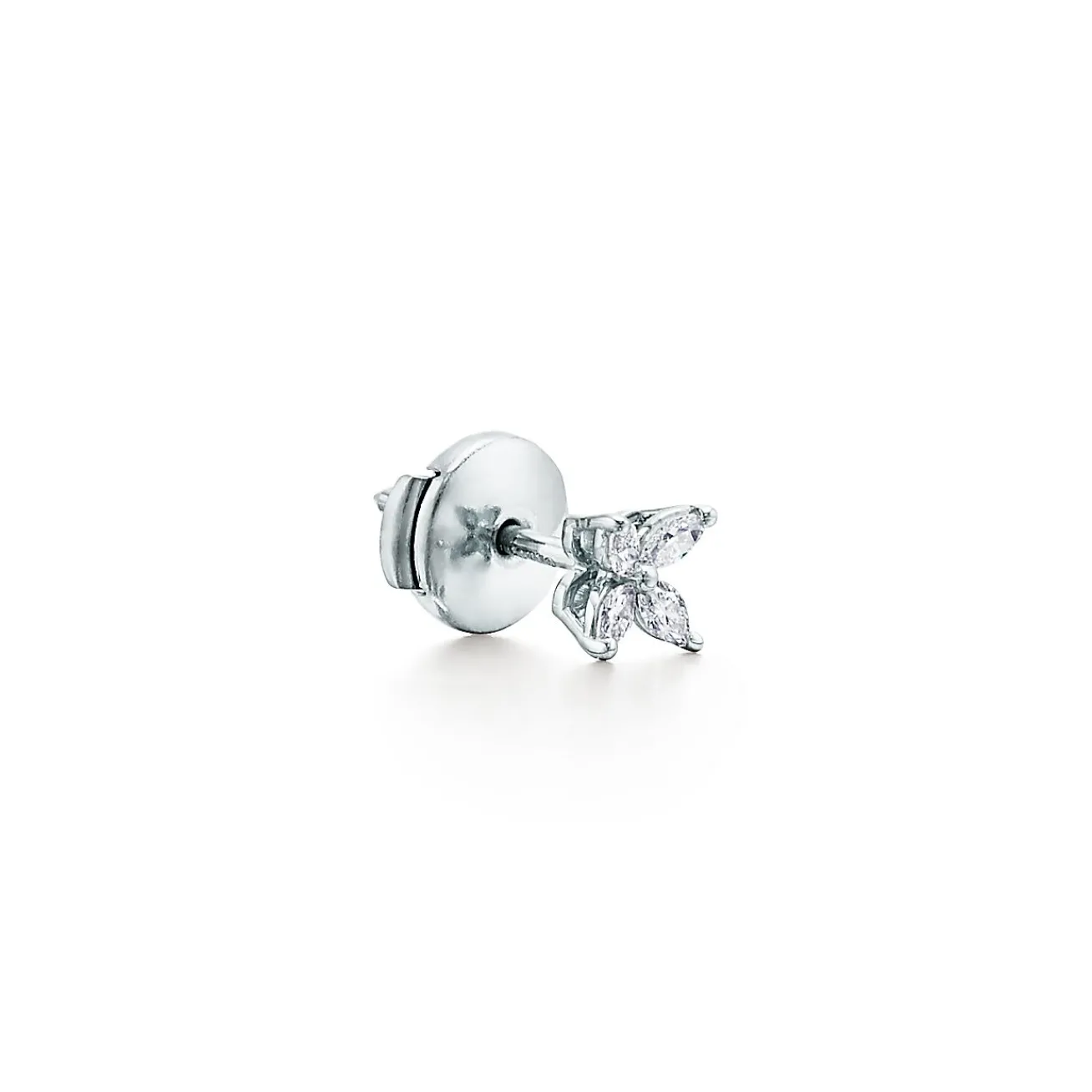Tiffany & Co. Tiffany Victoria® earrings in platinum with diamonds, mini. | ^ Earrings|Gifts for Her