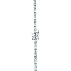 Tiffany & Co. Tiffany Victoria® graduated line necklace in platinum with diamonds. | ^ Necklaces & Pendants|Platinum Jewelry