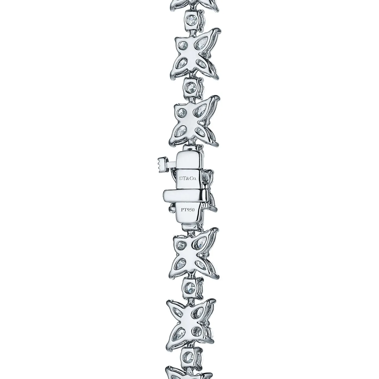 Tiffany & Co. Tiffany Victoria® mixed cluster necklace in platinum with diamonds. | ^ Necklaces & Pendants|Platinum Jewelry