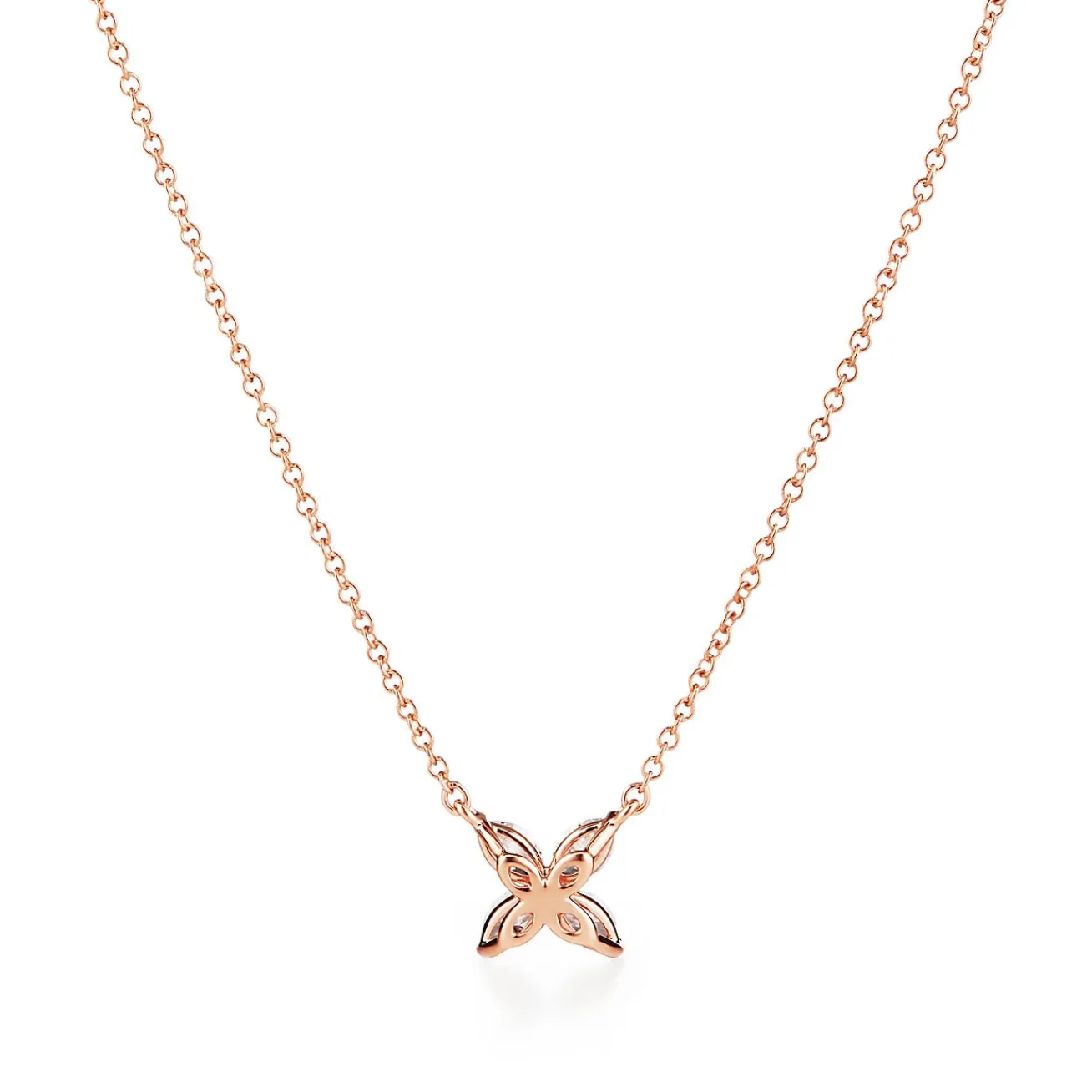 Tiffany & Co. Tiffany Victoria® pendant in 18k rose gold with diamonds, small. | ^ Necklaces & Pendants|Gifts for Her