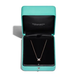 Tiffany & Co. Tiffany Victoria® pendant in 18k rose gold with diamonds, small. | ^ Necklaces & Pendants|Gifts for Her