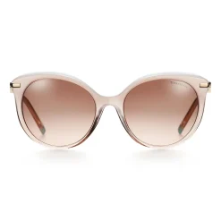 Tiffany & Co. Tiffany Victoria® Sunglasses in Pink Acetate with Gradient Pink and Brown Lenses | ^ Tiffany Victoria®|Sunglasses