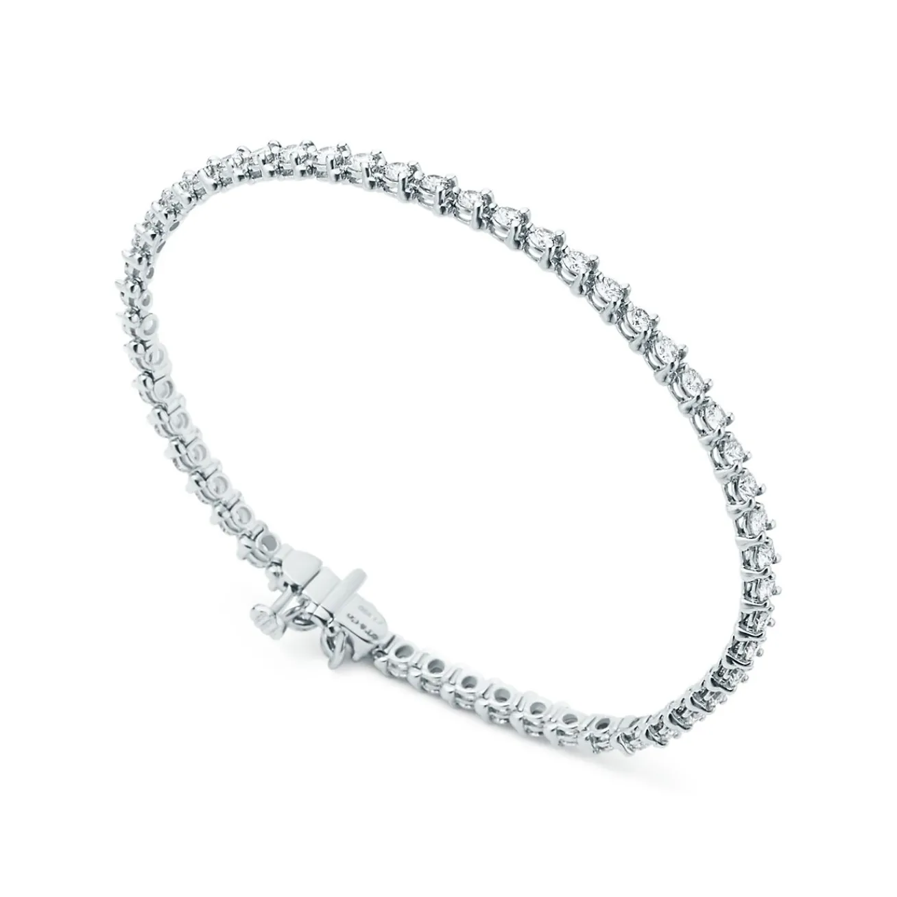 Tiffany & Co. Tiffany Victoria® Tennis Bracelet in Platinum with Diamonds | ^ Bracelets|Gifts for Her