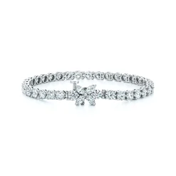 Tiffany & Co. Tiffany Victoria® Tennis Bracelet in Platinum with Diamonds | ^ Bracelets|Platinum Jewelry