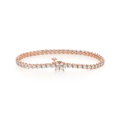 Tiffany & Co. Tiffany Victoria® Tennis Bracelet in Rose Gold with Diamonds | ^ Bracelets|Dainty Jewelry