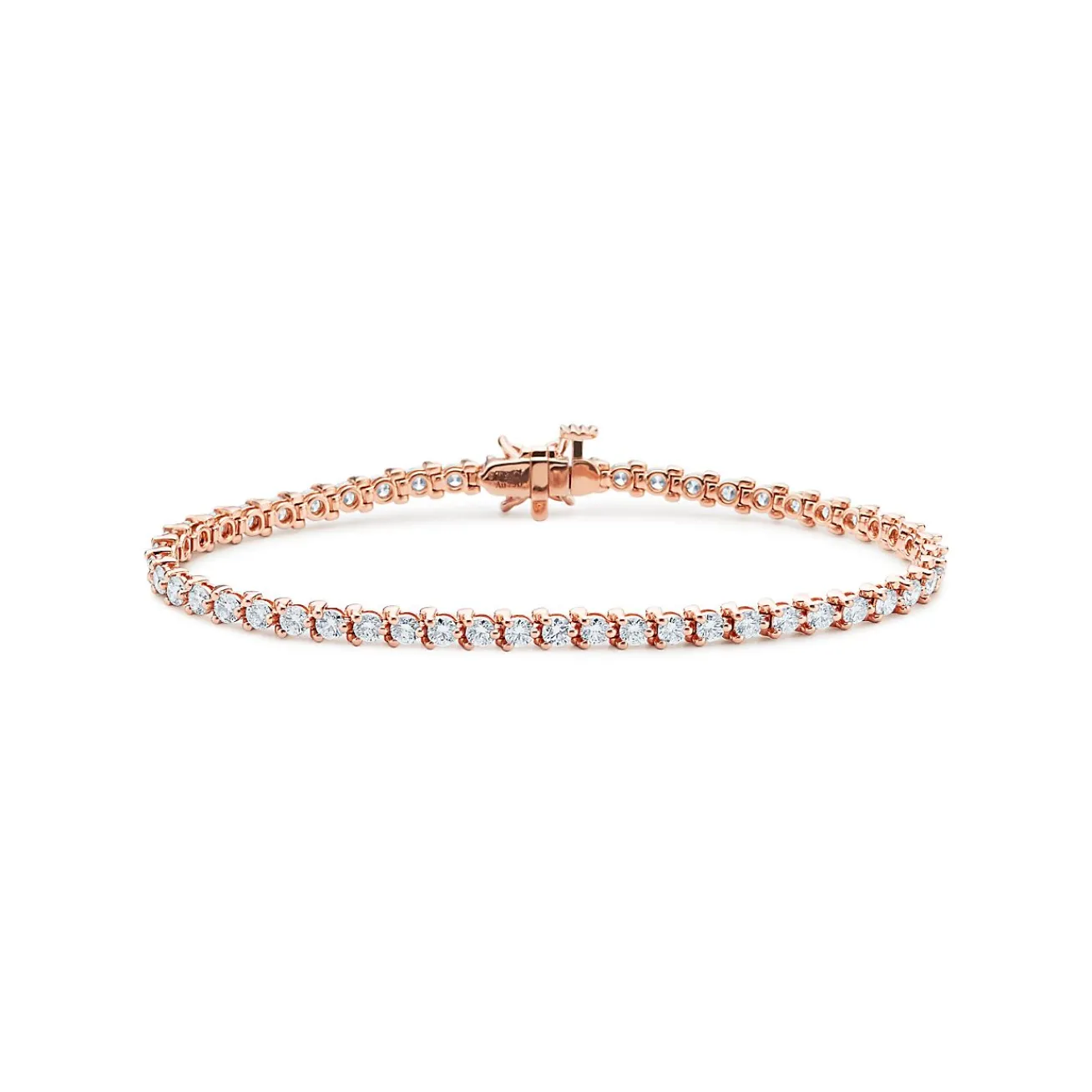 Tiffany & Co. Tiffany Victoria® Tennis Bracelet in Rose Gold with Diamonds | ^ Bracelets|Dainty Jewelry