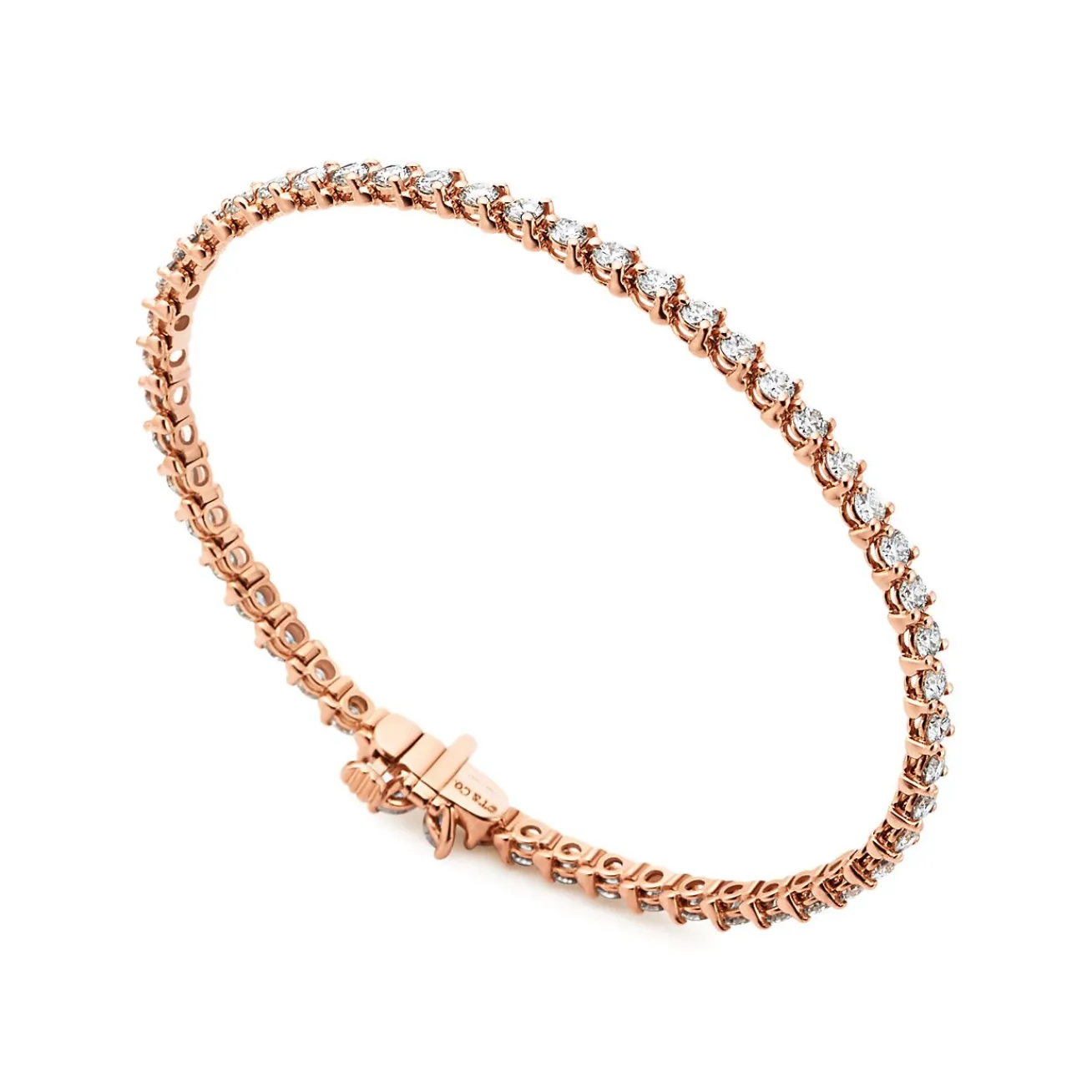 Tiffany & Co. Tiffany Victoria® Tennis Bracelet in Rose Gold with Diamonds | ^ Bracelets|Dainty Jewelry