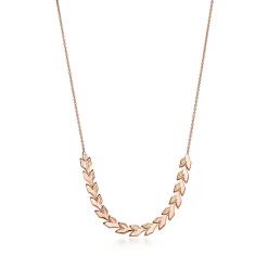 Tiffany & Co. Tiffany Victoria® Vine East West Pendant in Rose Gold with Diamonds | ^ Necklaces & Pendants|Rose Gold Jewelry