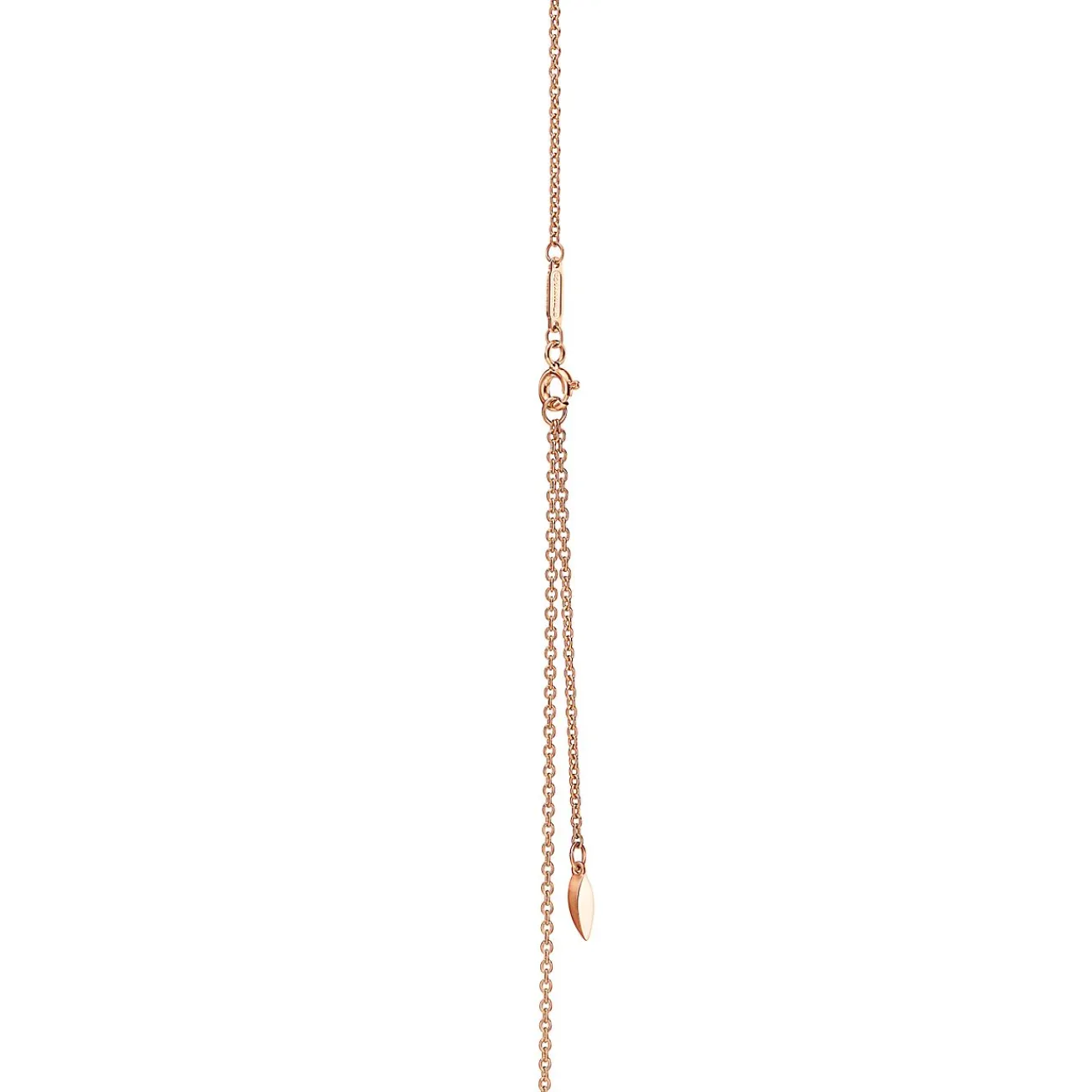 Tiffany & Co. Tiffany Victoria® Vine East West Pendant in Rose Gold with Diamonds | ^ Necklaces & Pendants|Rose Gold Jewelry