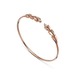 Tiffany & Co. Tiffany Victoria® Vine Wire Bracelet in Rose Gold with Diamonds | ^ Bracelets|Gifts for Her