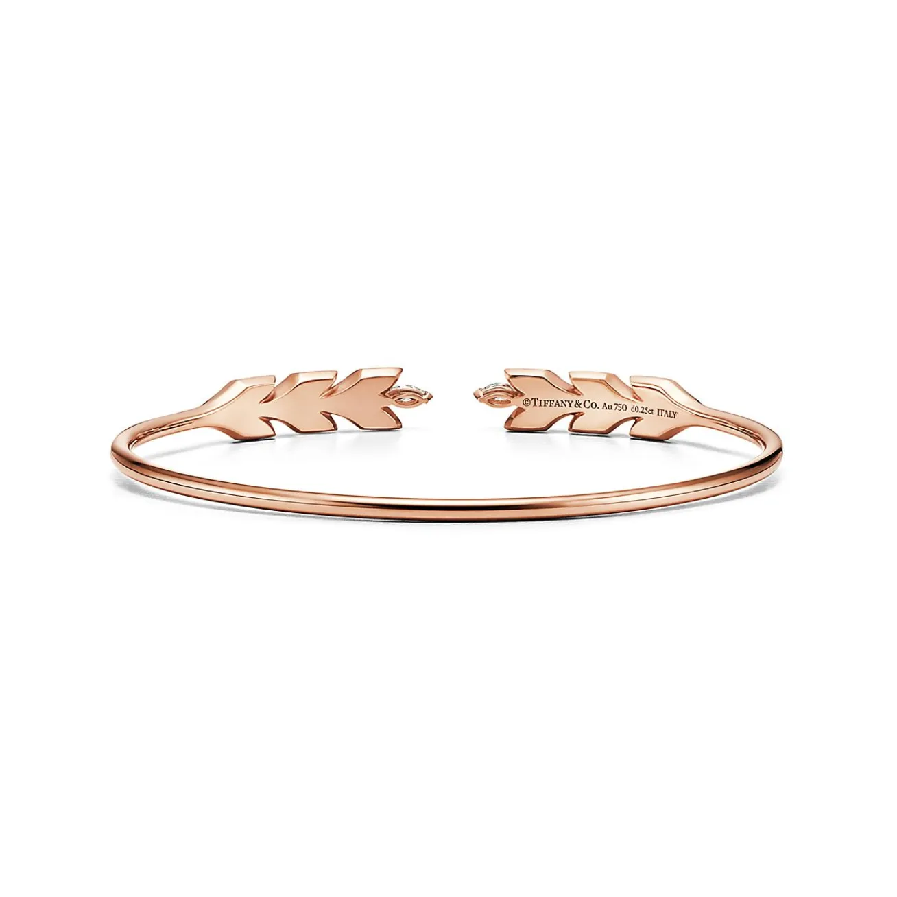 Tiffany & Co. Tiffany Victoria® Vine Wire Bracelet in Rose Gold with Diamonds | ^ Bracelets|Gifts for Her