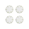 Tiffany & Co. Tiffany Wisteria Coasters in Linen, Set of Four | ^ Decor|Table Linens