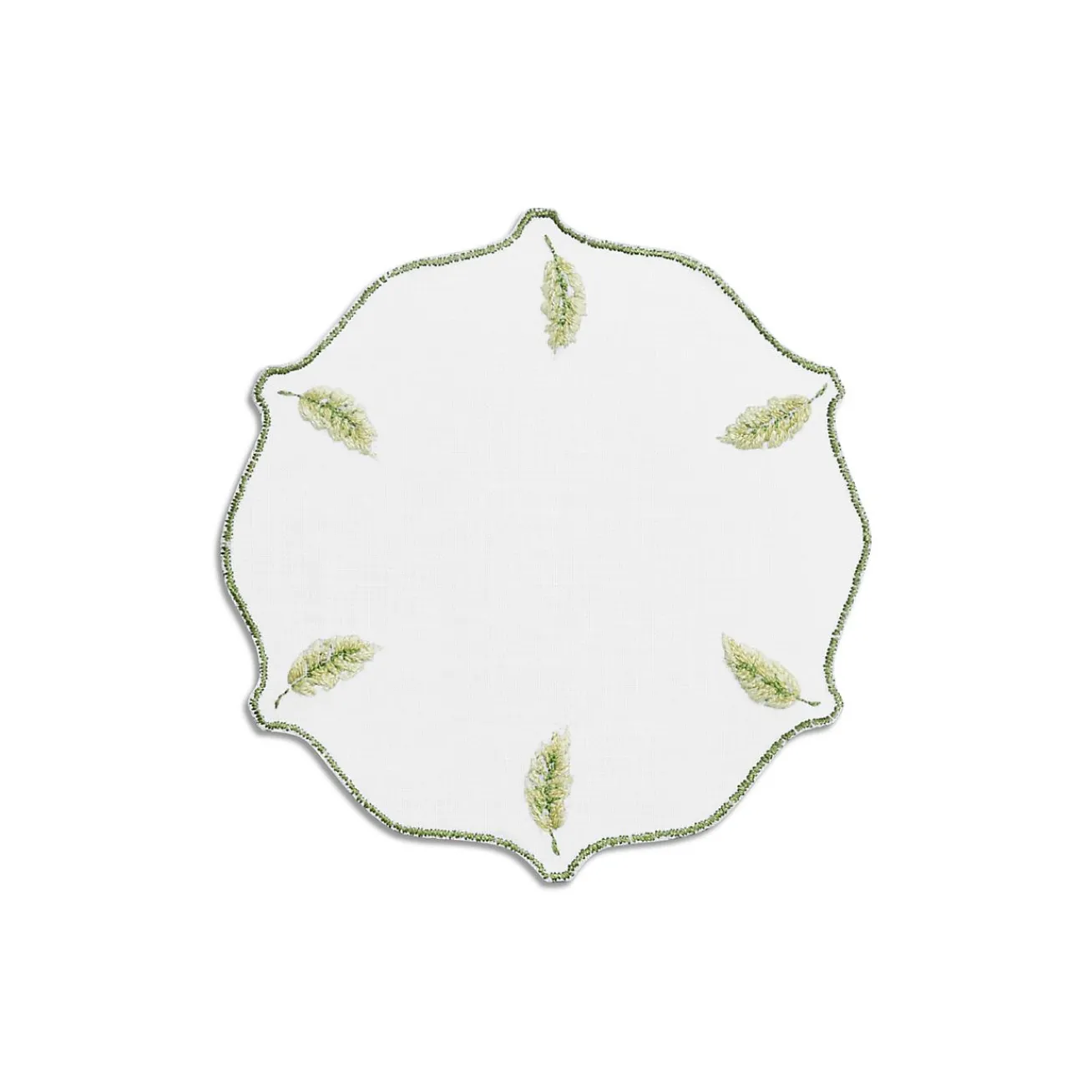 Tiffany & Co. Tiffany Wisteria Coasters in Linen, Set of Four | ^ Decor|Table Linens