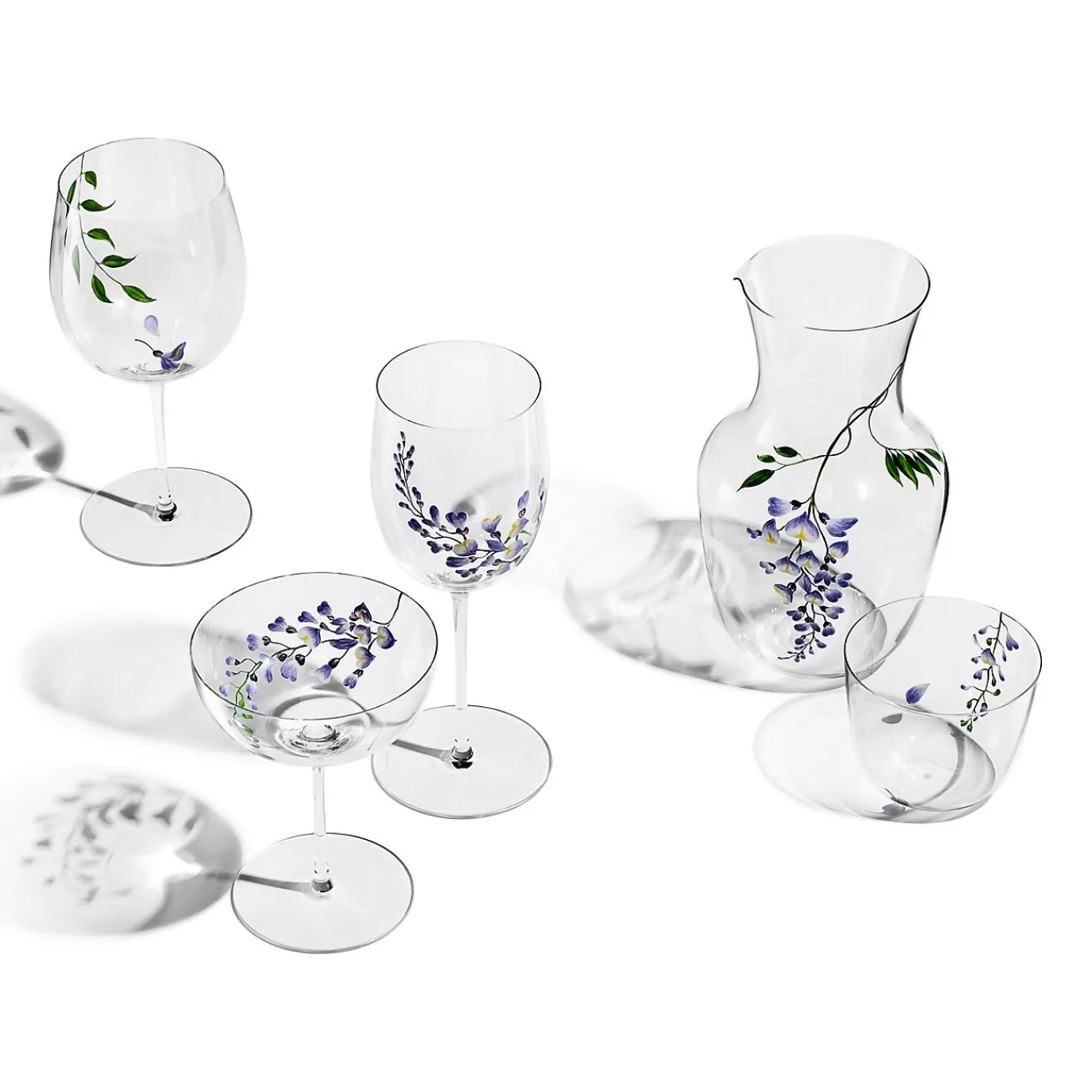 Tiffany & Co. Tiffany Wisteria Pitcher in Glass | ^ The Couple|Wedding Gifts
