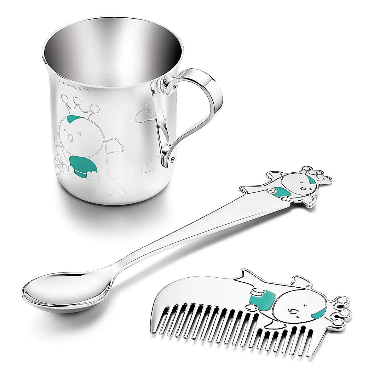 Tiffany & Co. Tiny Tiffany Bird Baby Spoon in Sterling Silver | ^ Baby|Baby