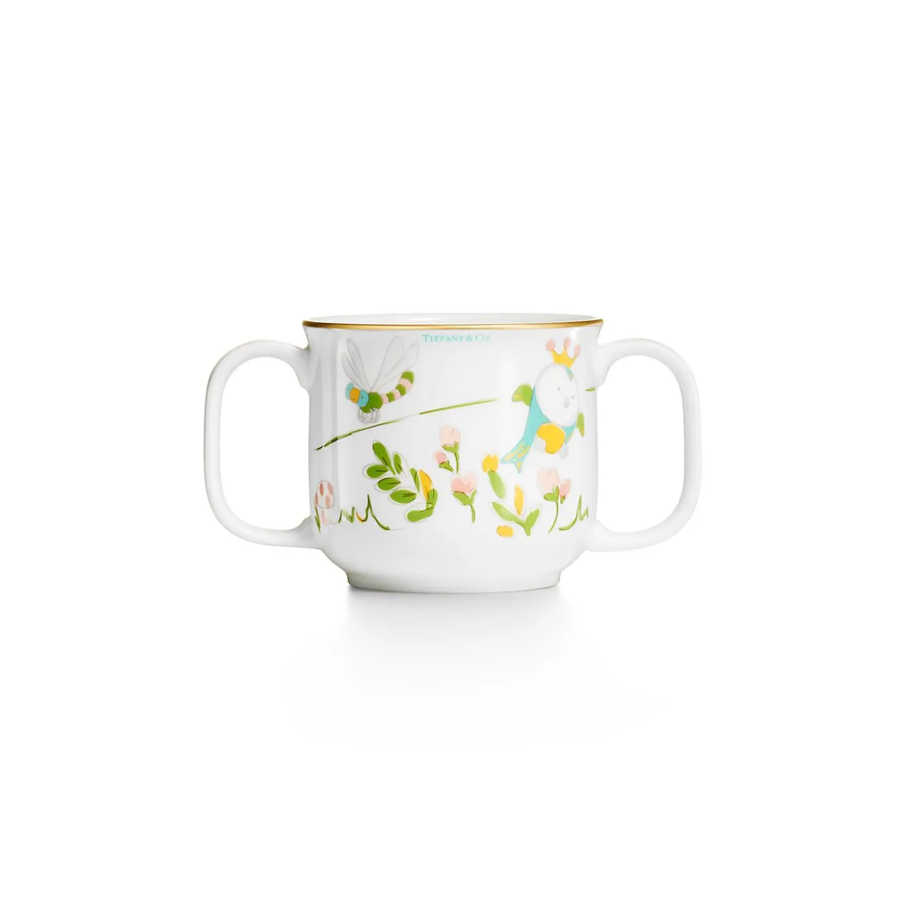 Tiffany & Co. Tiny Tiffany Land Animals Double-handled Baby Cup in Bone China | ^ Baby|Baby