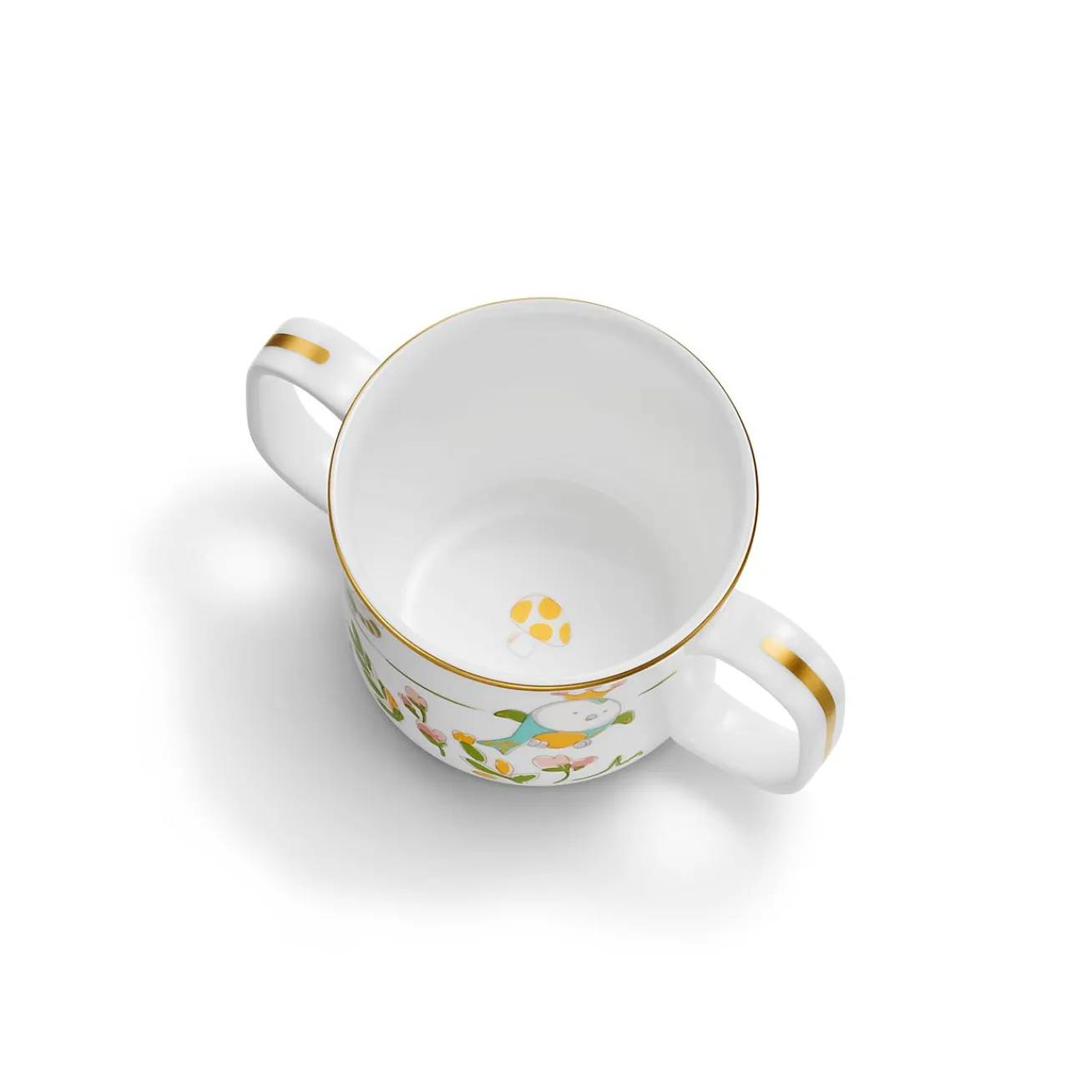 Tiffany & Co. Tiny Tiffany Land Animals Double-handled Baby Cup in Bone China | ^ Baby|Baby