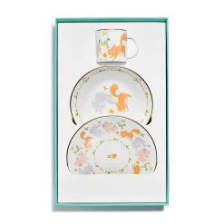Tiffany & Co. Tiny Tiffany Land Animals Baby Dish Set in Bone China, Set of Three | ^ Baby|Baby