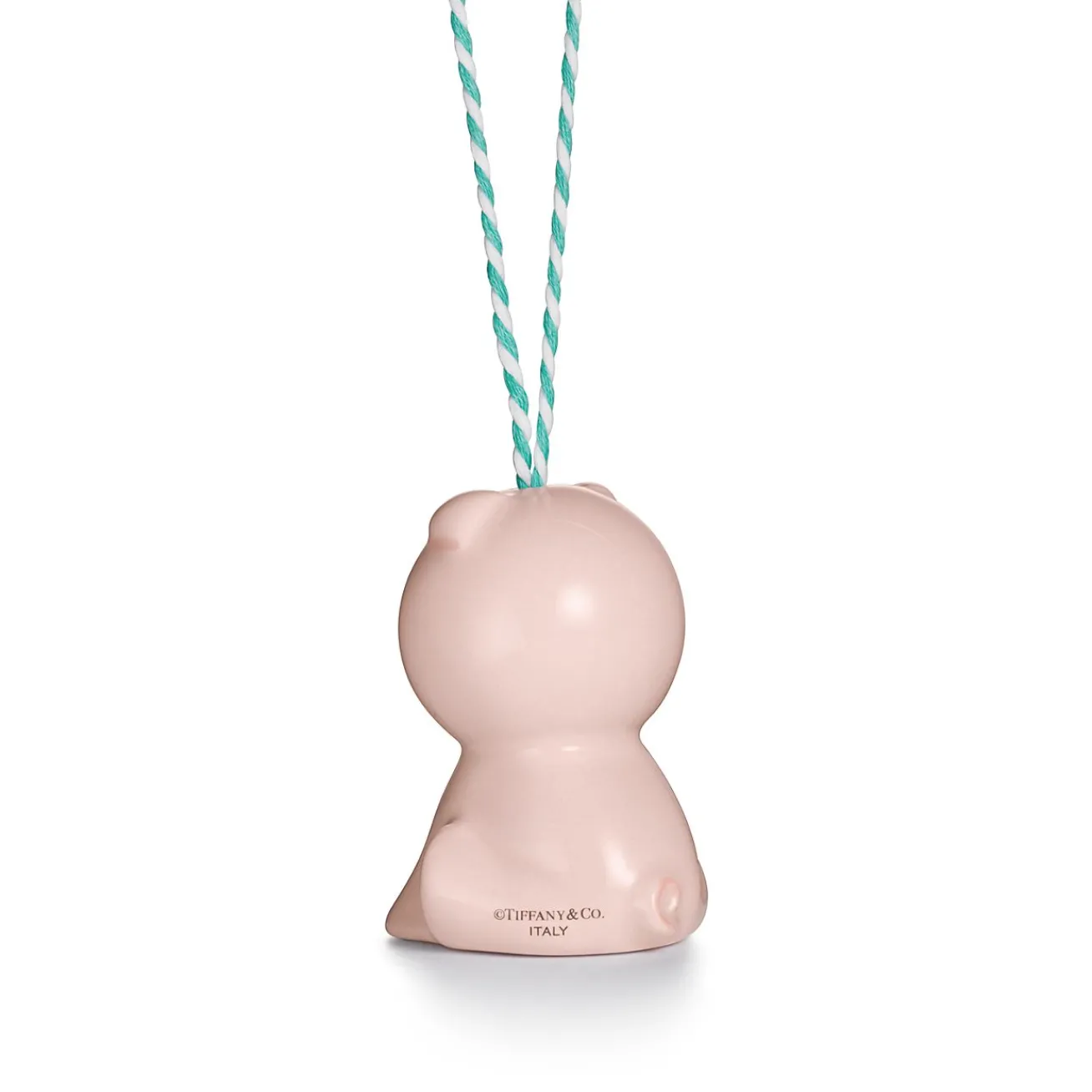 Tiffany & Co. Tiny Tiffany Pig Ornament in Multicolored Earthenware | ^ Baby|Baby