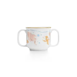 Tiffany & Co. Tiny Tiffany Sea Animals Double-handled Baby Cup in Bone China | ^ Baby|Baby