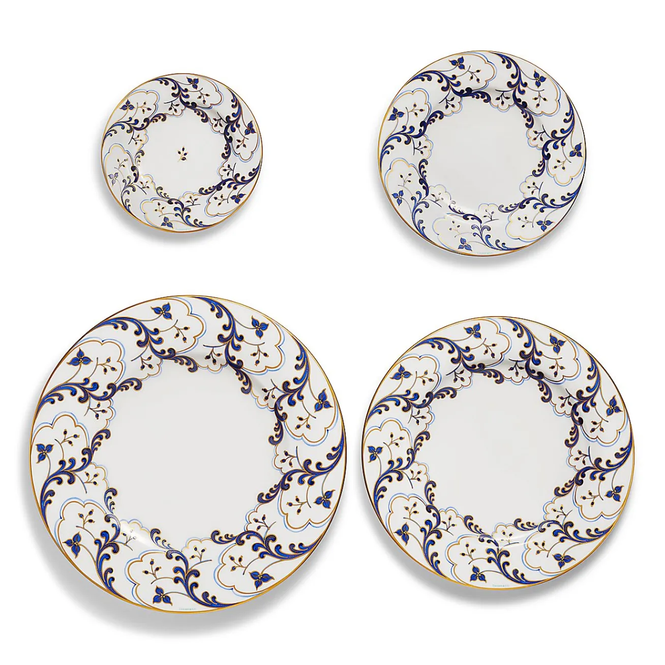 Tiffany & Co. Valse Bleue Dessert Plate in Bone China | ^ The Home|Housewarming Gifts