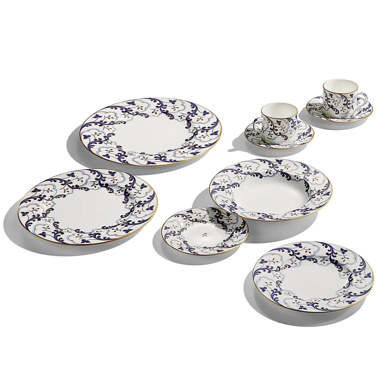 Tiffany & Co. Valse Bleue Dinner Plate in Bone China | ^ The Home|Housewarming Gifts