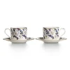 Tiffany & Co. Valse Bleue Teacup and Saucer in Bone China, Set of Two | ^ The Home|Housewarming Gifts