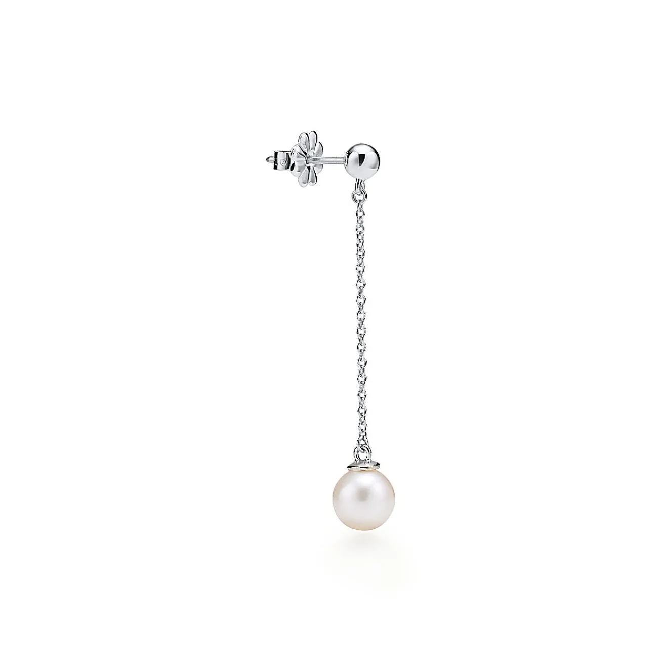 Tiffany & Co. Ziegfeld Collection drop earrings in sterling silver with pearls. | ^ Earrings|Sterling Silver Jewelry
