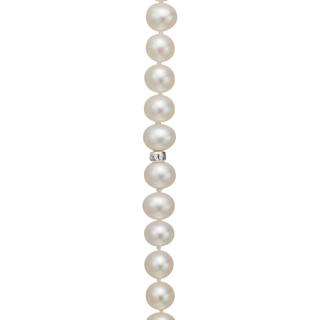 Tiffany & Co. Ziegfeld Collection Pearl Wrap Necklace with Silver Clasp, 6-7 mm | ^ Necklaces & Pendants|Sterling Silver Jewelry