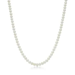 Tiffany & Co. Ziegfeld Collection Pearl Necklace with a Silver Clasp, 6-7 mm | ^ Necklaces & Pendants|Sterling Silver Jewelry