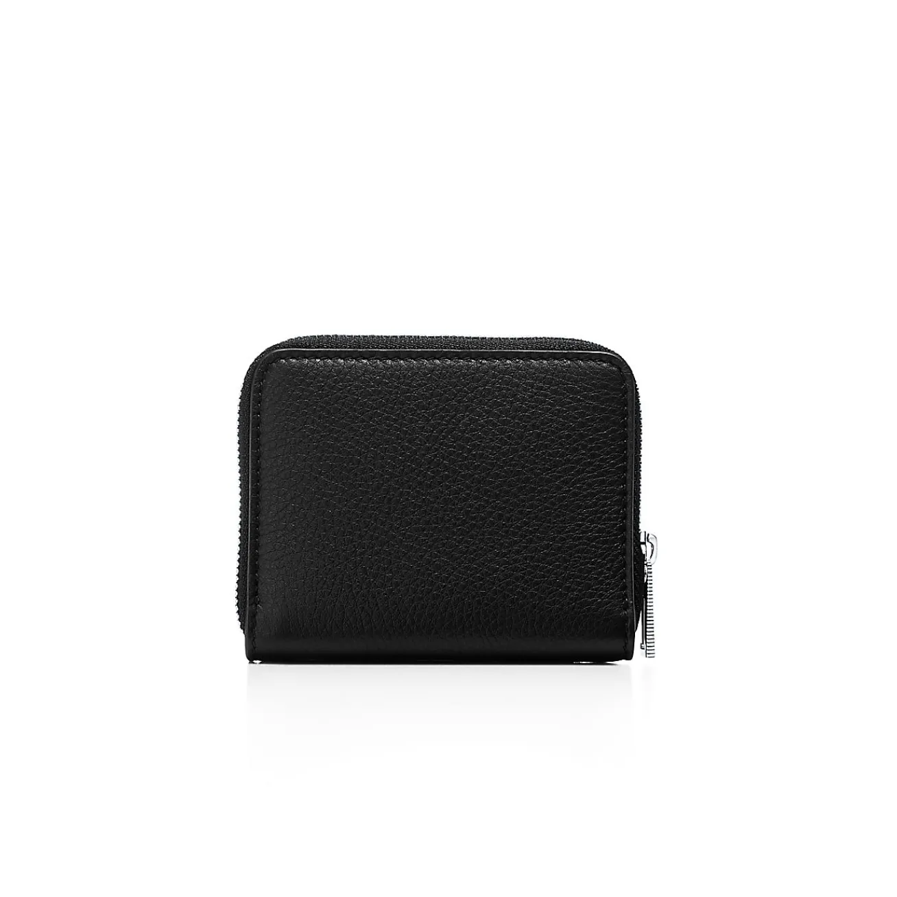 Tiffany & Co. Zip Coin Pouch in Black Leather | ^ Small Leather Goods|Women's Accessories